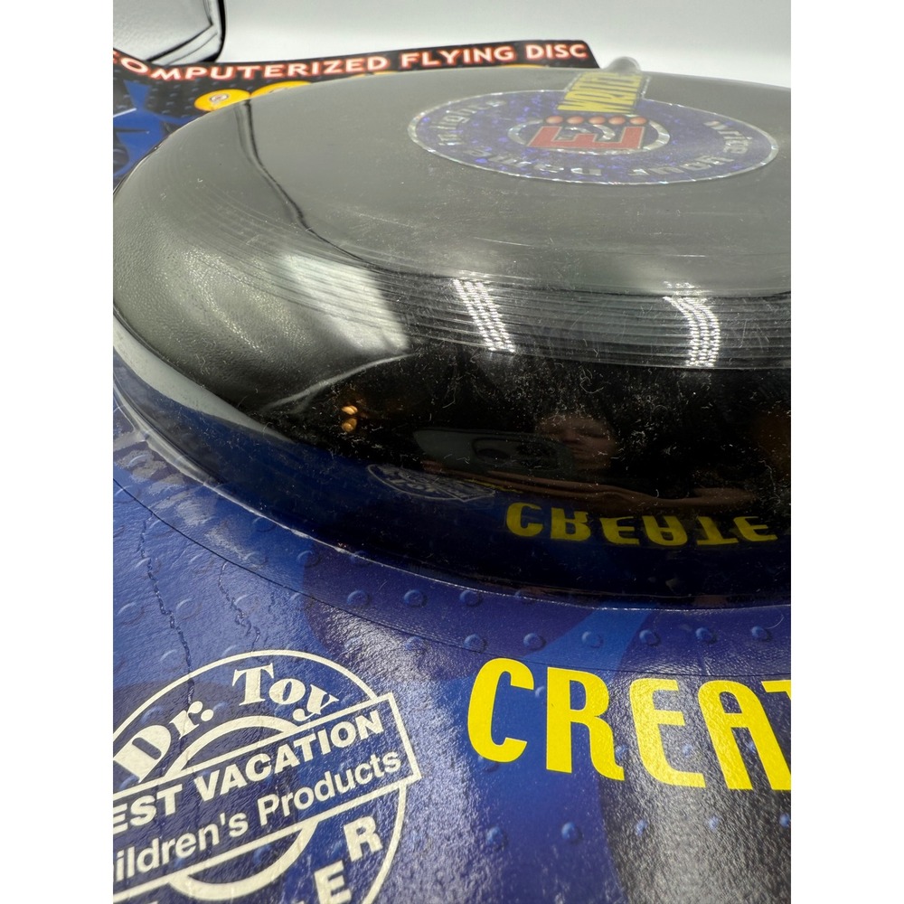 E*Writer Computerized Flying Disc LED Programmable Message Frisbee Black New - Picture 3 of 3